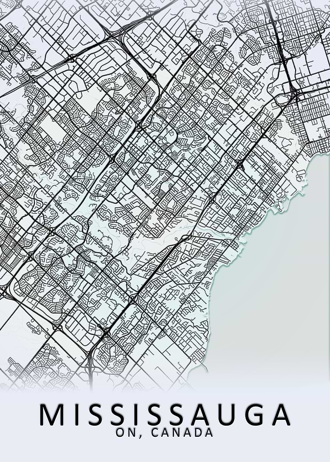 Mississauga Canada Map