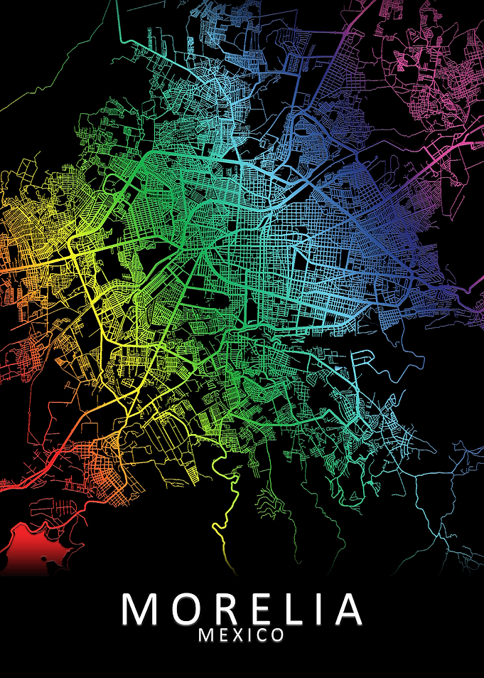 Morelia Mexico City Map