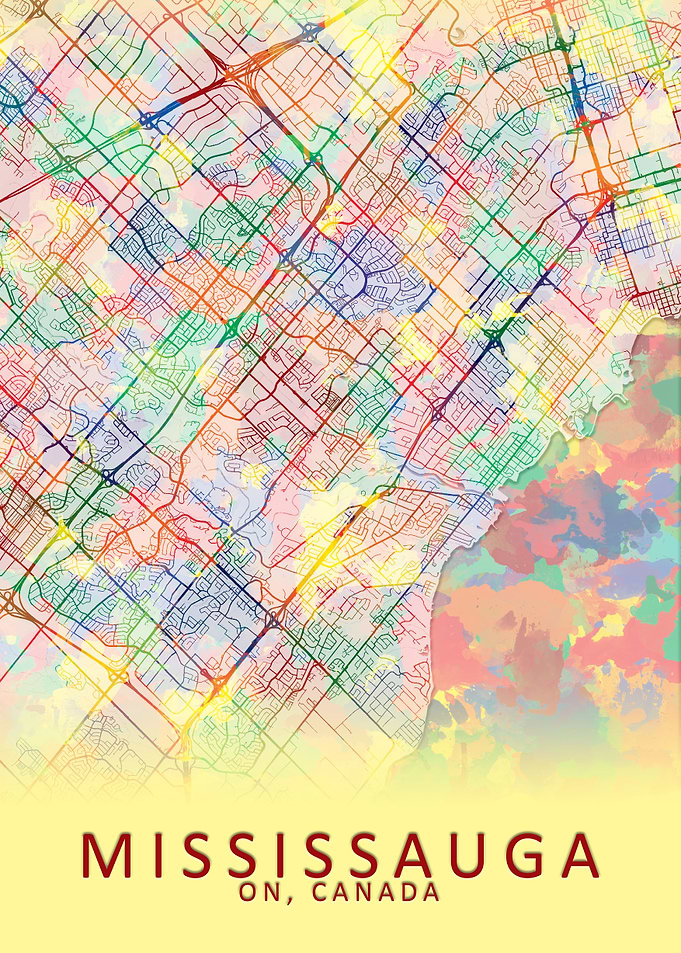 Mississauga Canada Map
