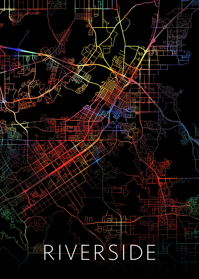 Riverside California Map
