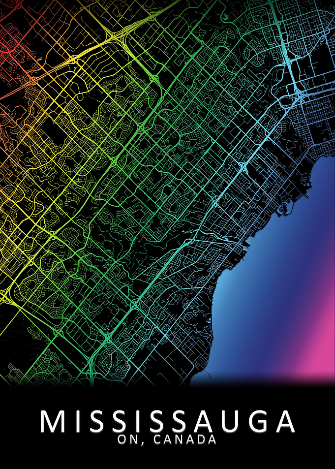 Mississauga Canada Map