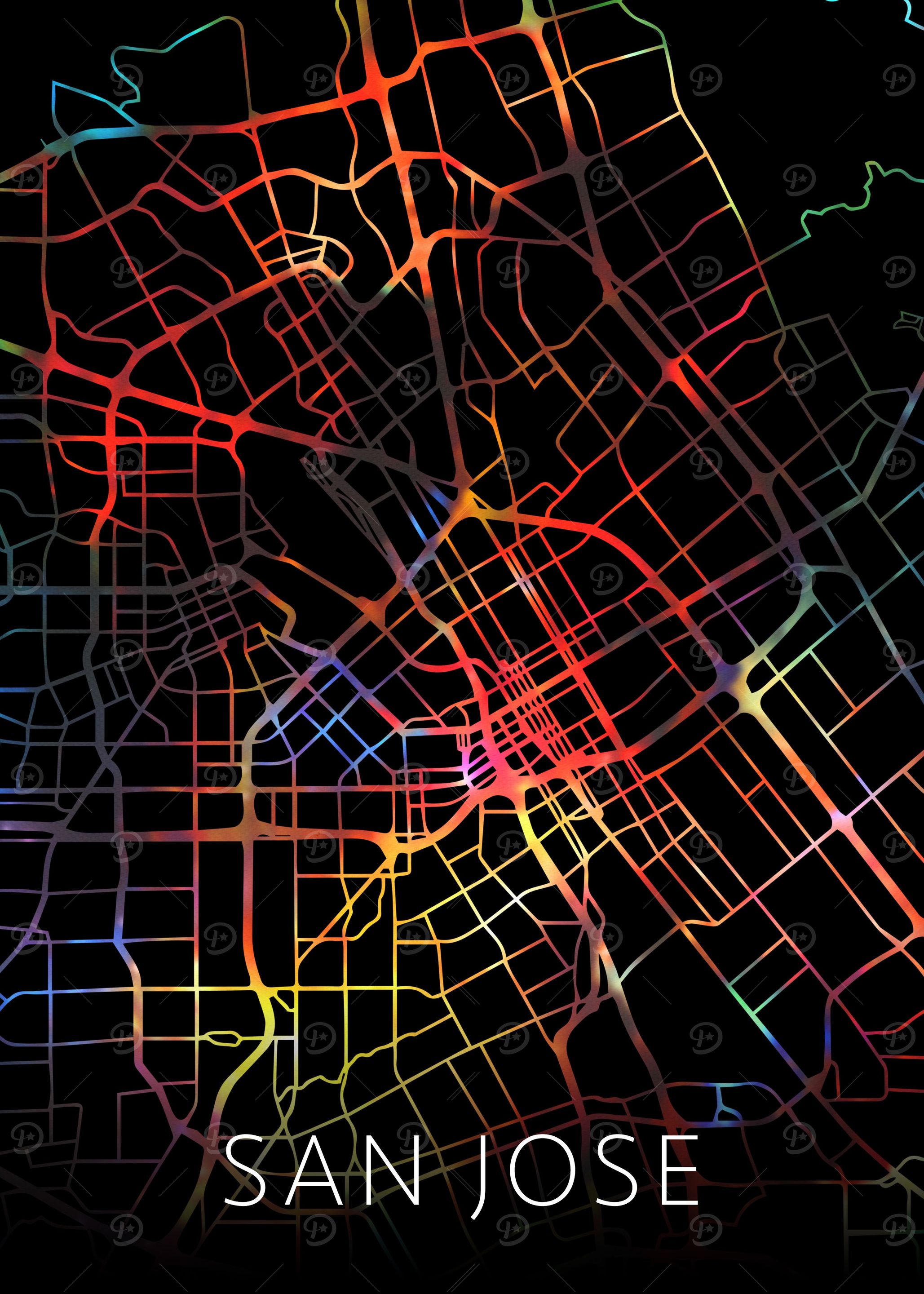 San Jose California Map