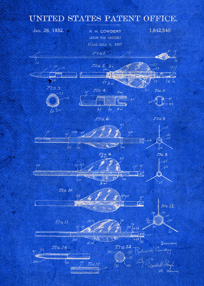 Old Arrow Vintage Patent