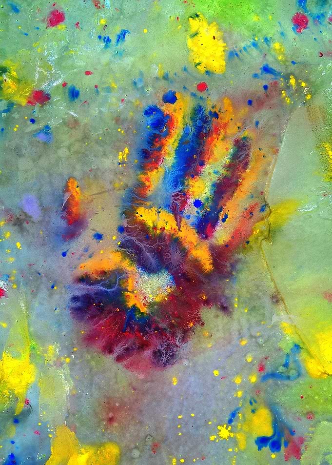 Colored Hand