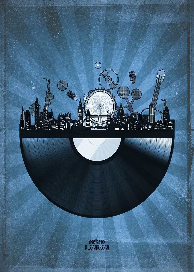 london skyline vinyl 2