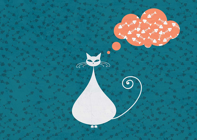 Cat and fish II