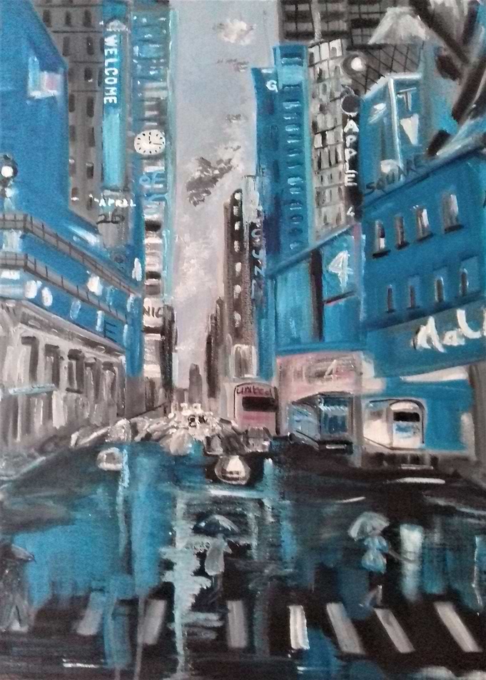 NEW YORK IN THE RAIN