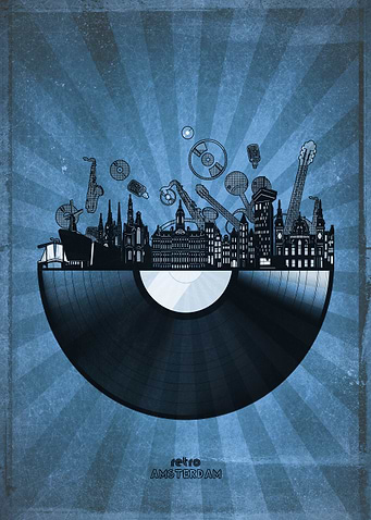 amsterdam skyline vinyl 2