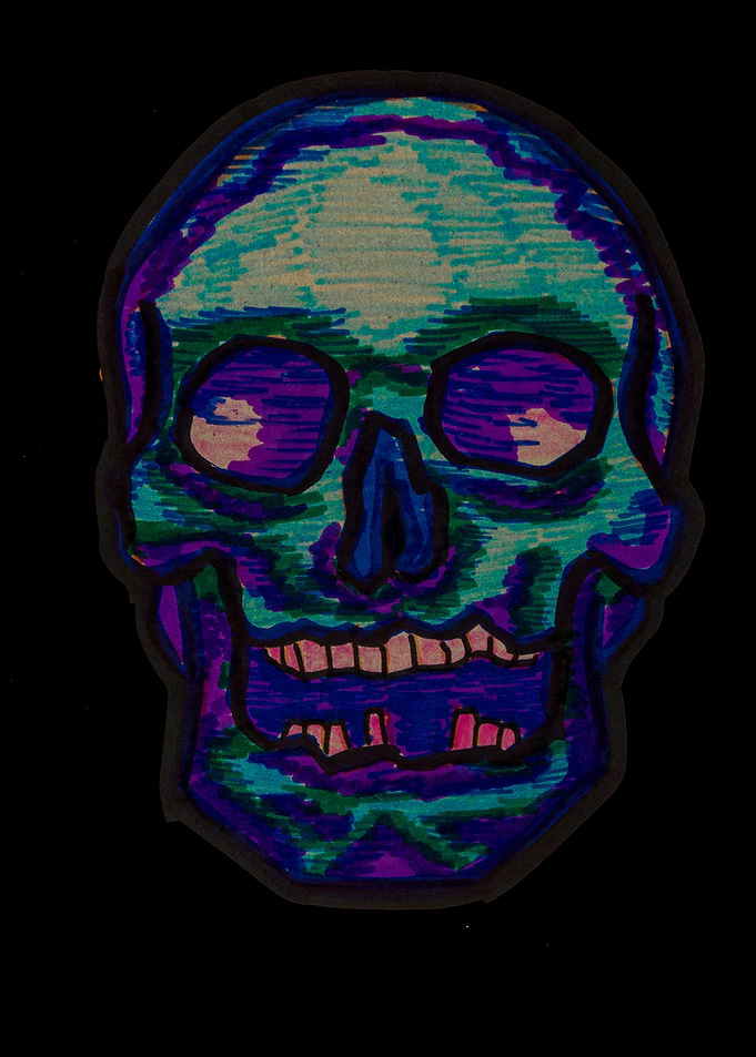 Blue Skull