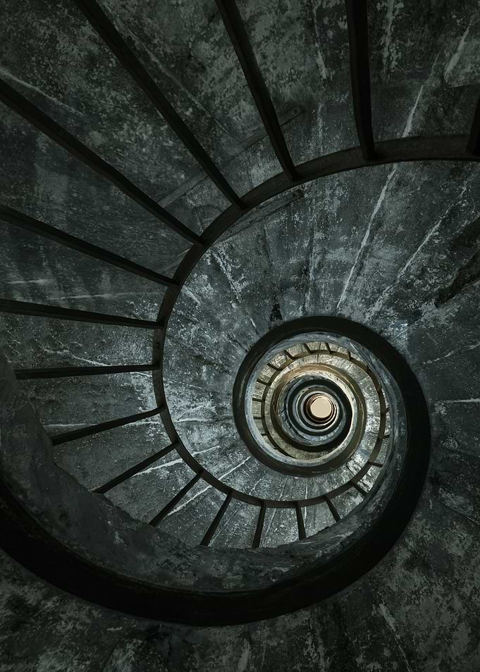 Pretty spiral staircase