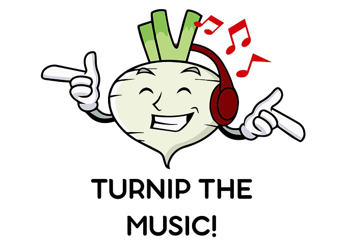 Turnip the music pun