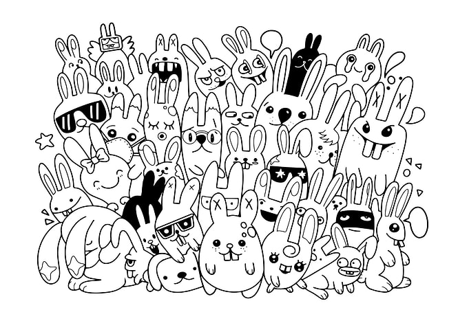 Happy Bunny Family