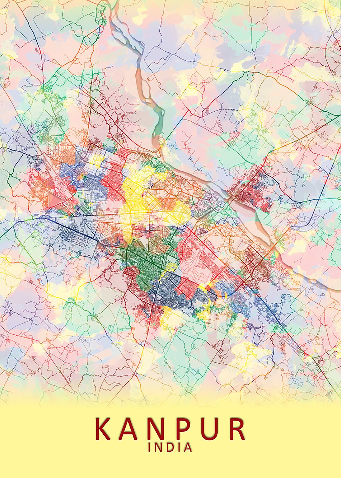 Kanpur India City Map