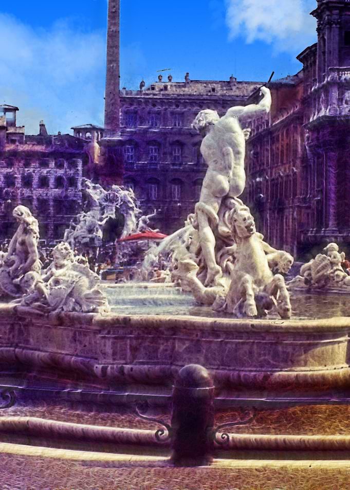 Vintage Italian Fountain