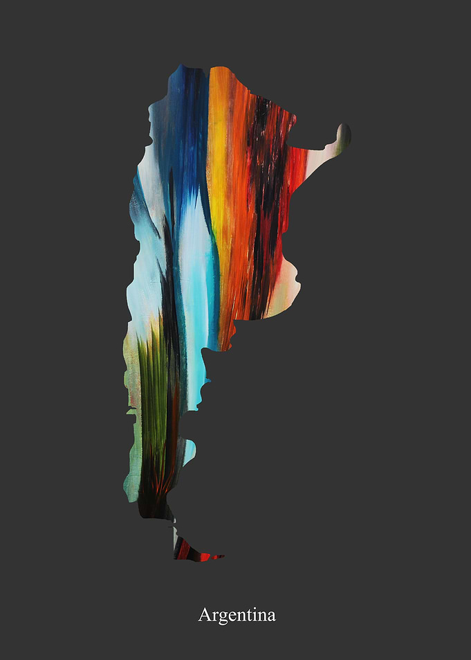 Argentine Map Colors