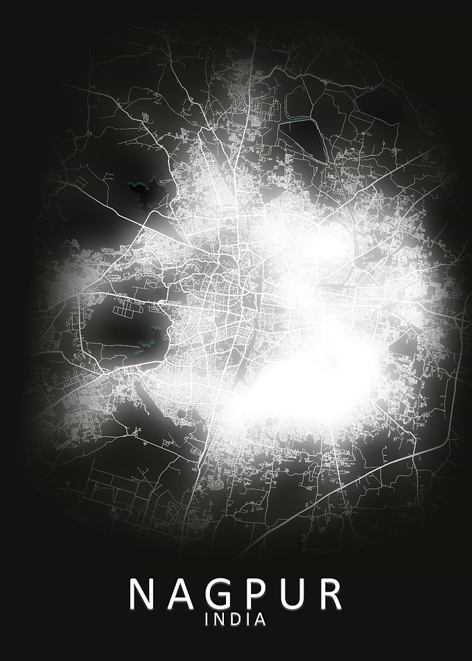 Nagpur India City Map