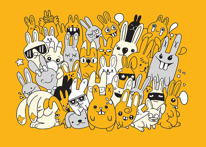 Happy Bunny Family