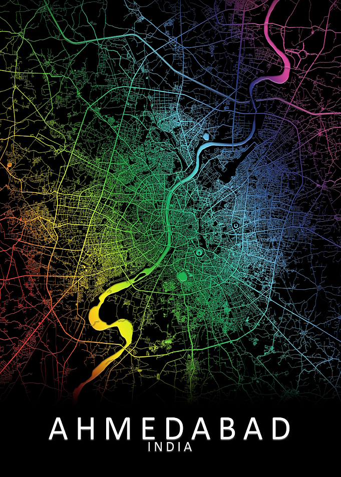 Ahmedabad India City Map