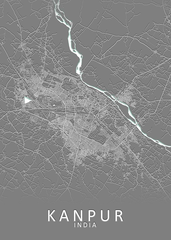 Kanpur India City Map