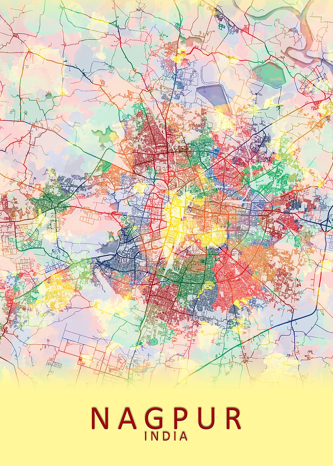 Nagpur India City Map