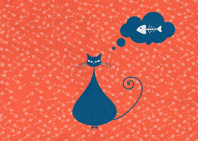 Cat and fish III