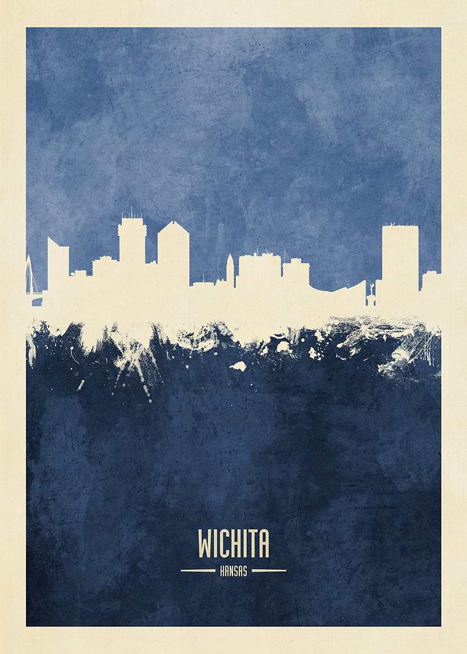 Wichita Kansas Skyline