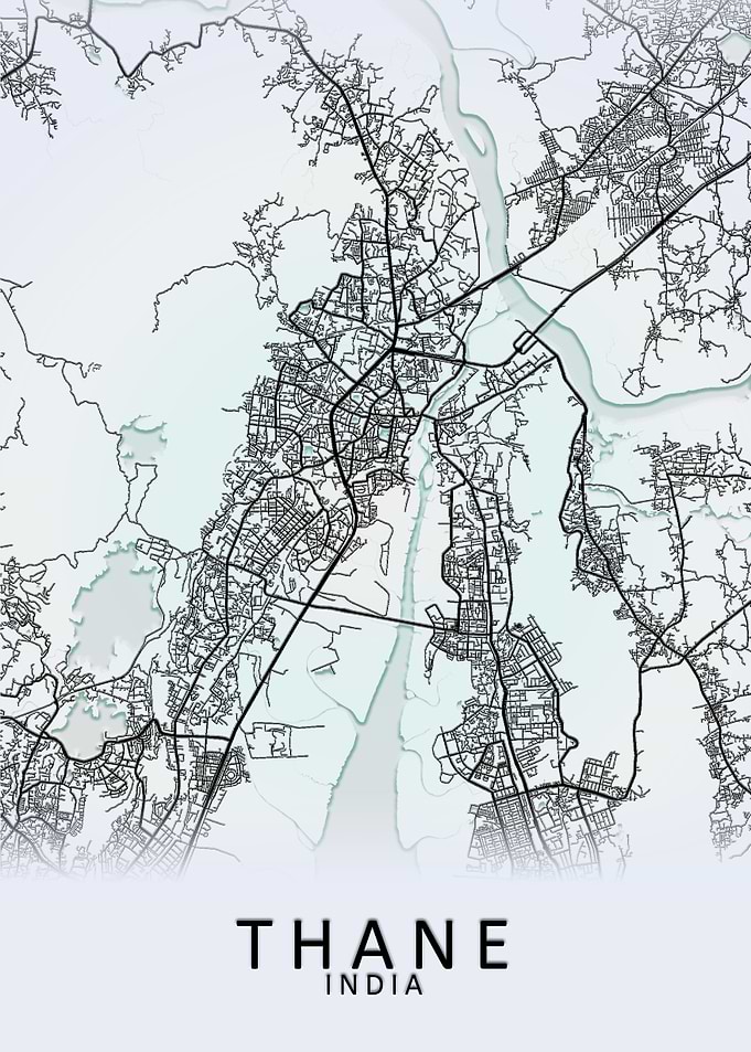 Thane India City Map