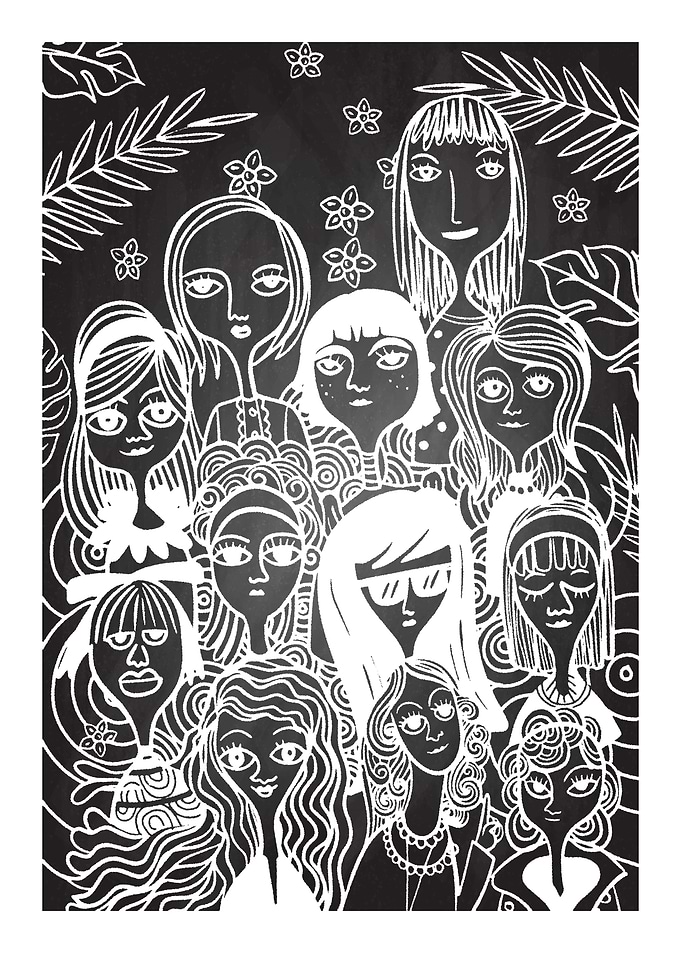 pattern with women