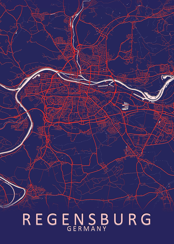 Regensburg Germany Map