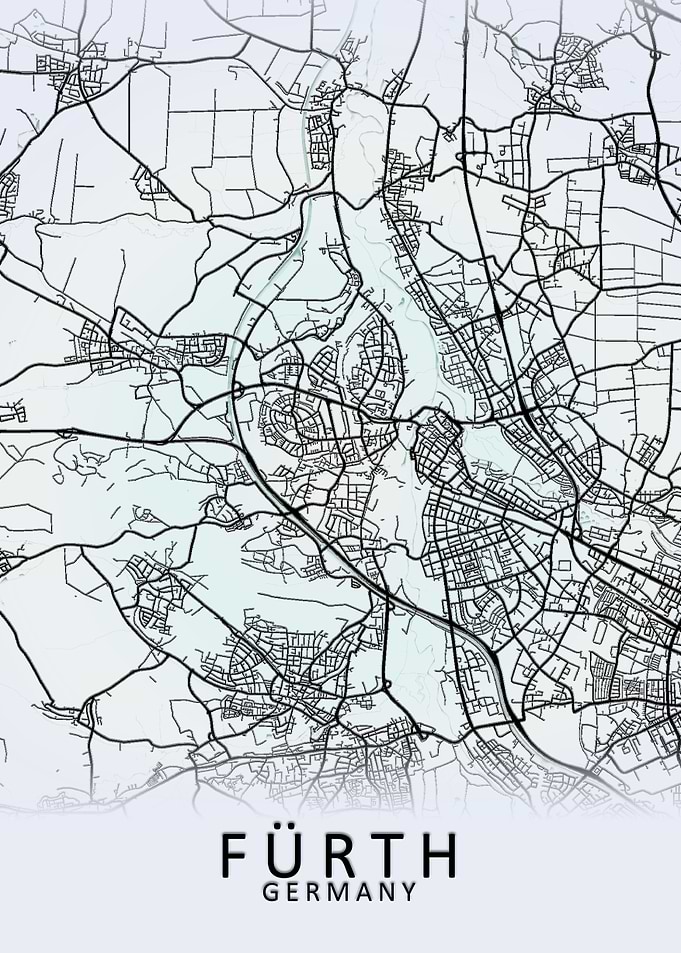 Furth Germany City Map