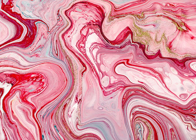 Red Marble Swirl Pattern