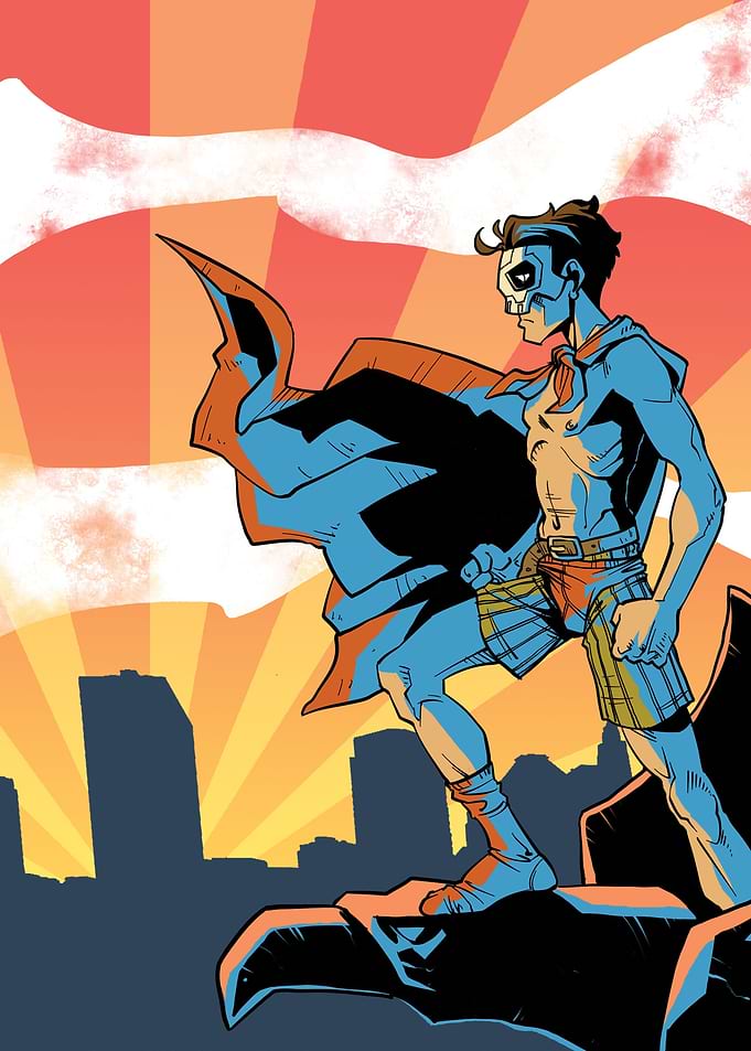 DeadHead Superhero Pose
