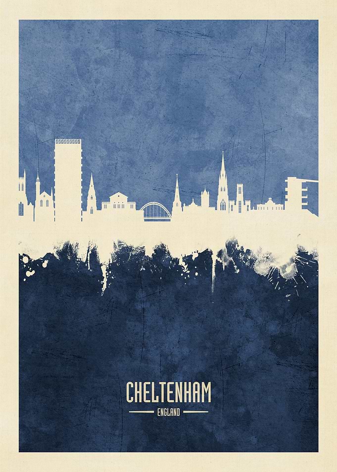 Cheltenham England Skyline