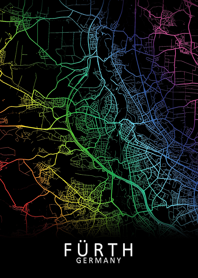Furth Germany City Map