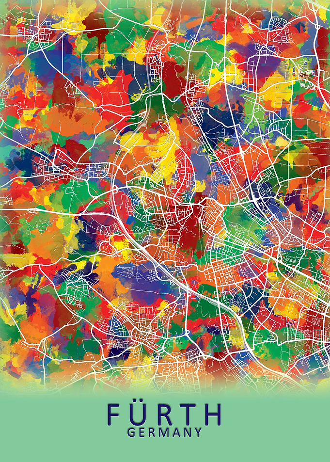 Furth Germany City Map