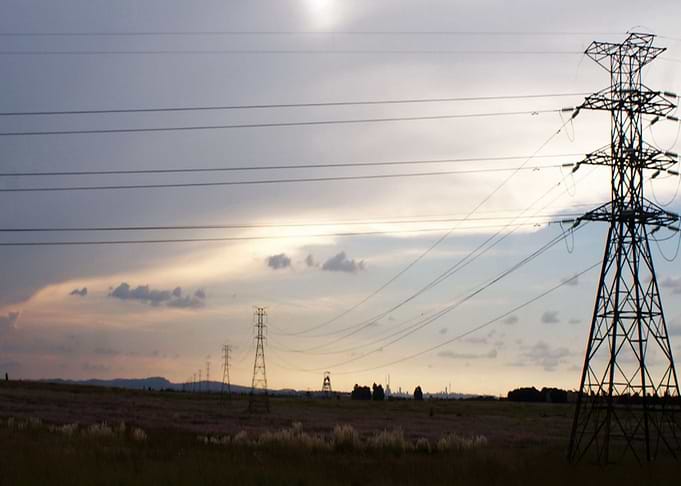 Powerful sunset