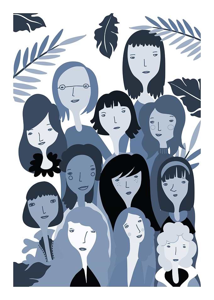 pattern with women
