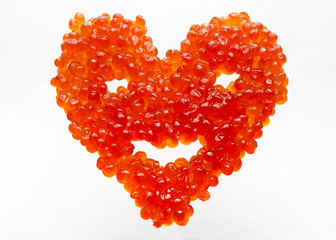 Smiling caviar