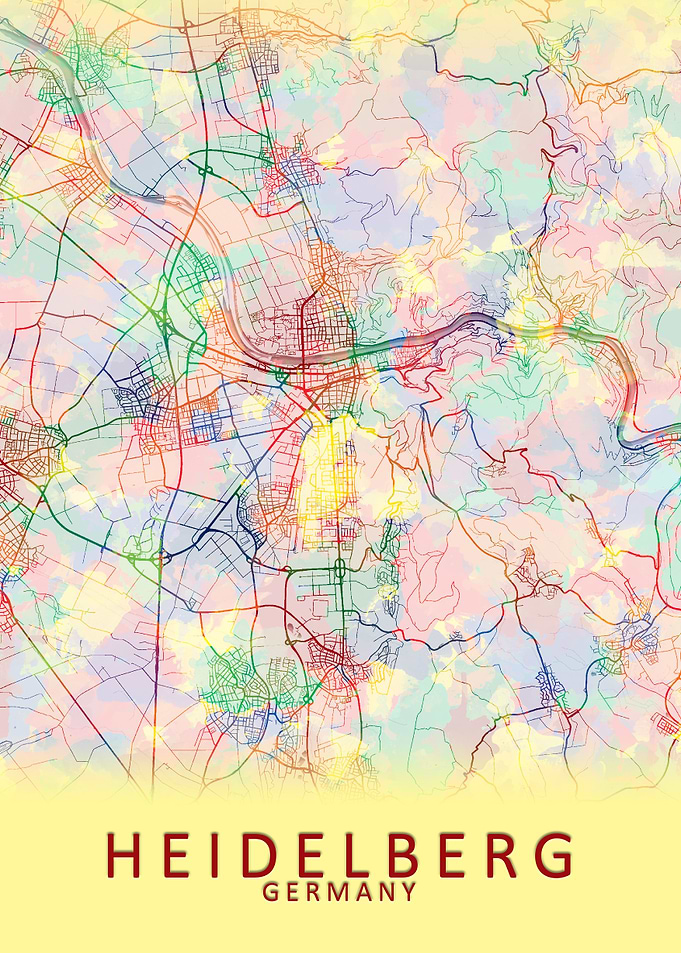 Heidelberg Germany Map