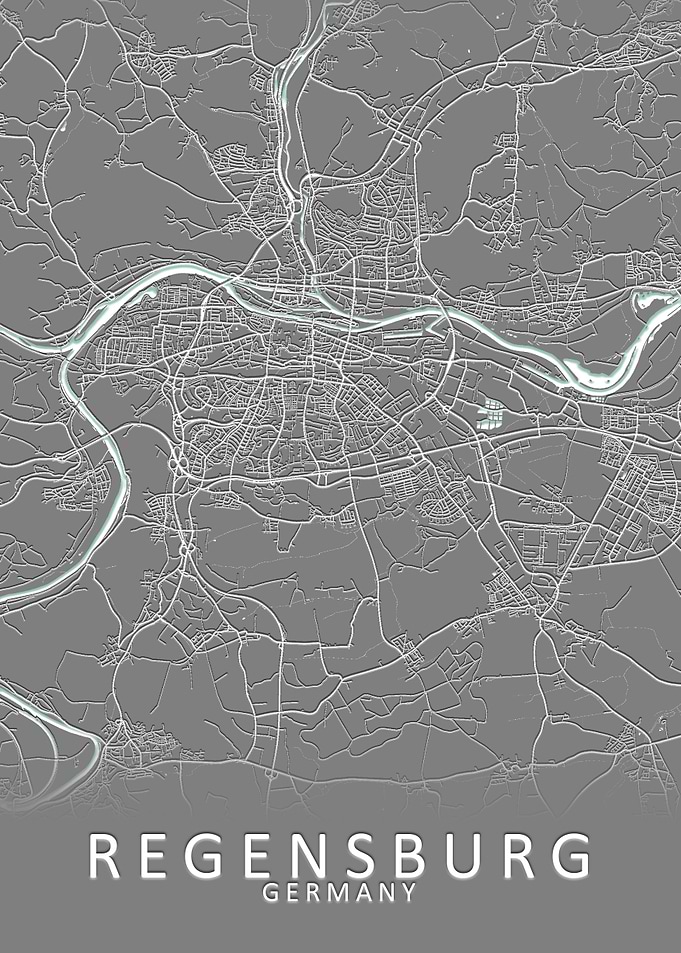 Regensburg Germany Map