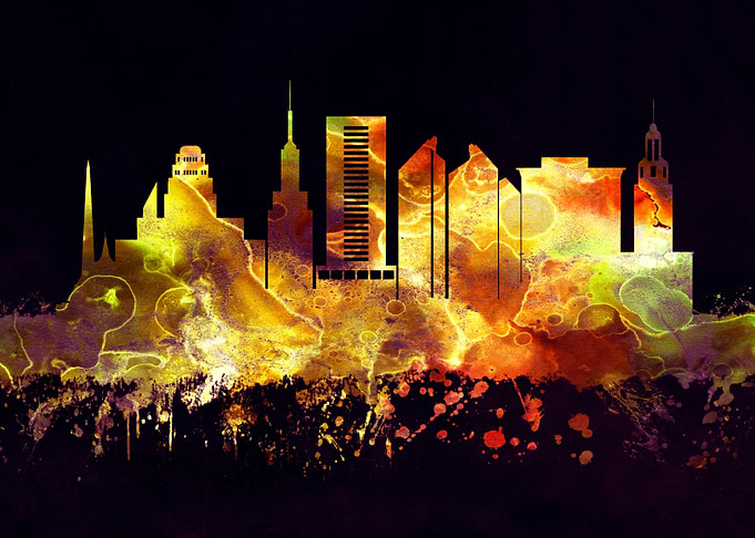Buffalo New York skyline