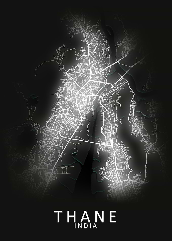 Thane India City Map