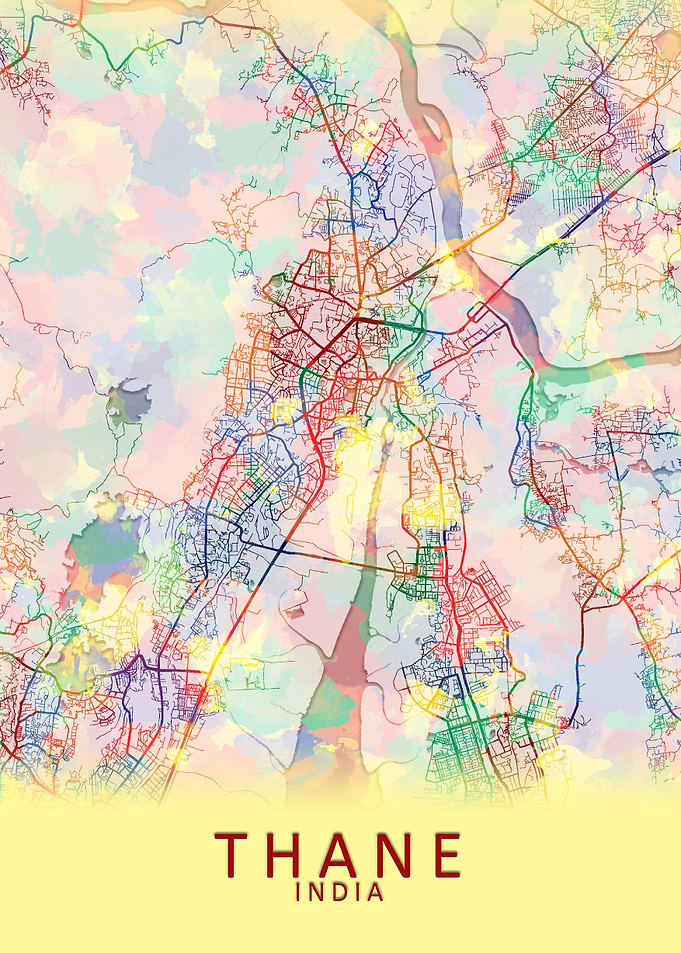 Thane India City Map