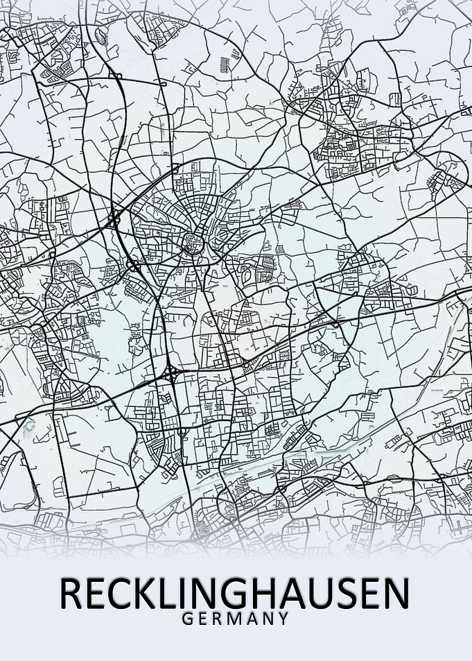 Recklinghausen Germany Map