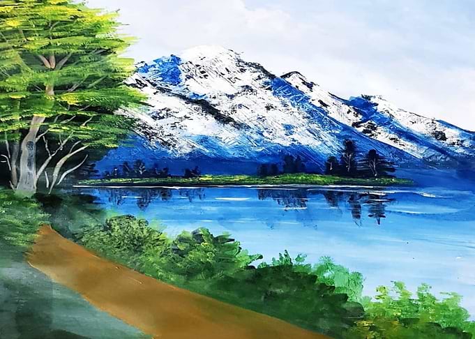 Peaceful mountain