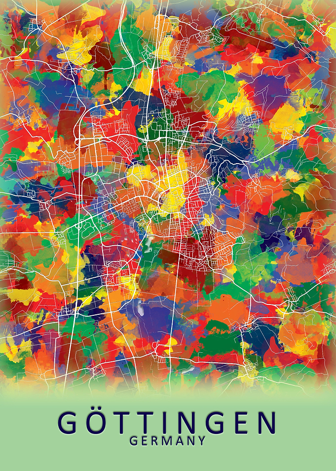 Gottingen Germany City Map