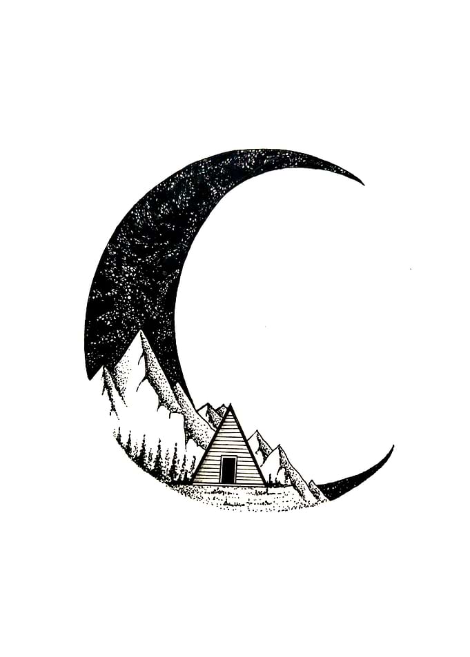 Negative moon