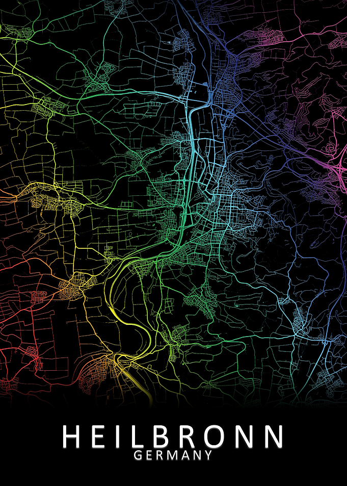 Heilbronn Germany City Map