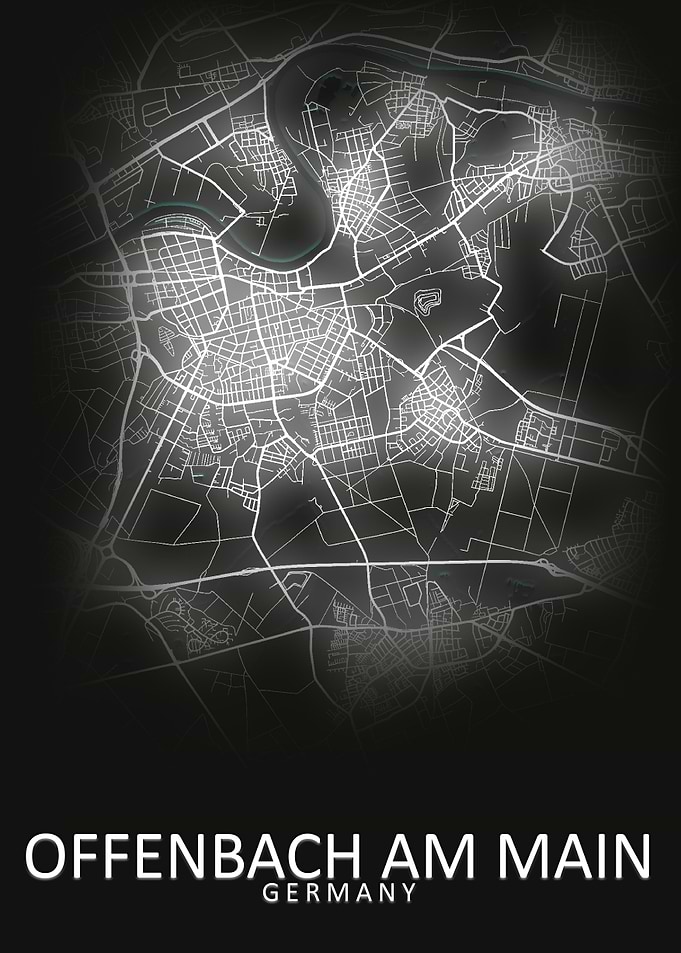 Offenbach Germany City Map