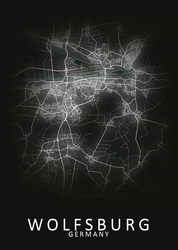 Wolfsburg Germany City Map